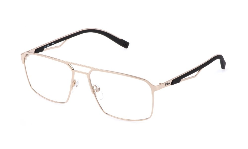 Occhiali da vista Fila VFI996 (08FF) colore oro grigio lucido 