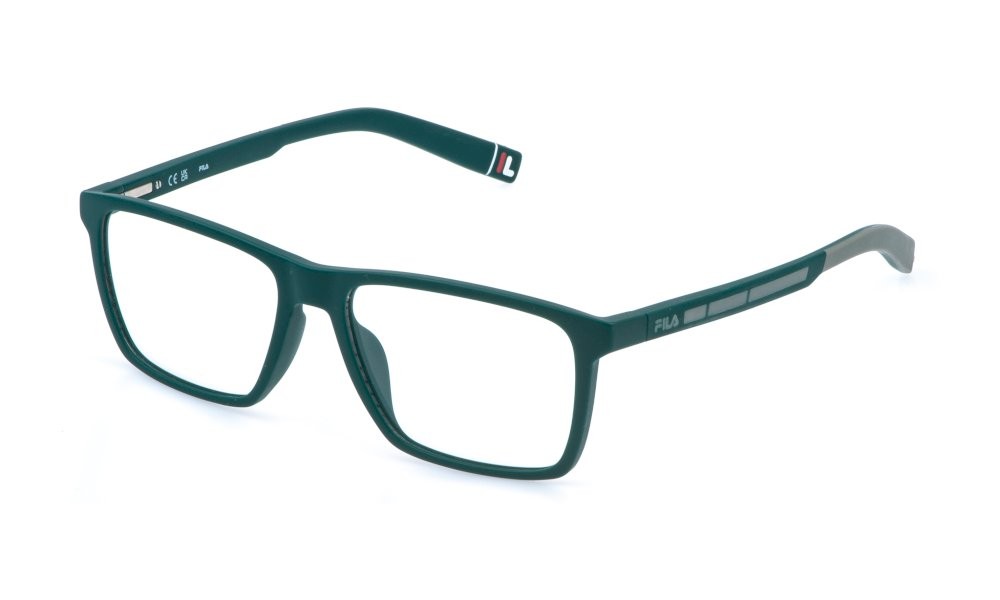 Occhiali da vista Fila VFIA89 (0J98) colore verde scuro semilucido 