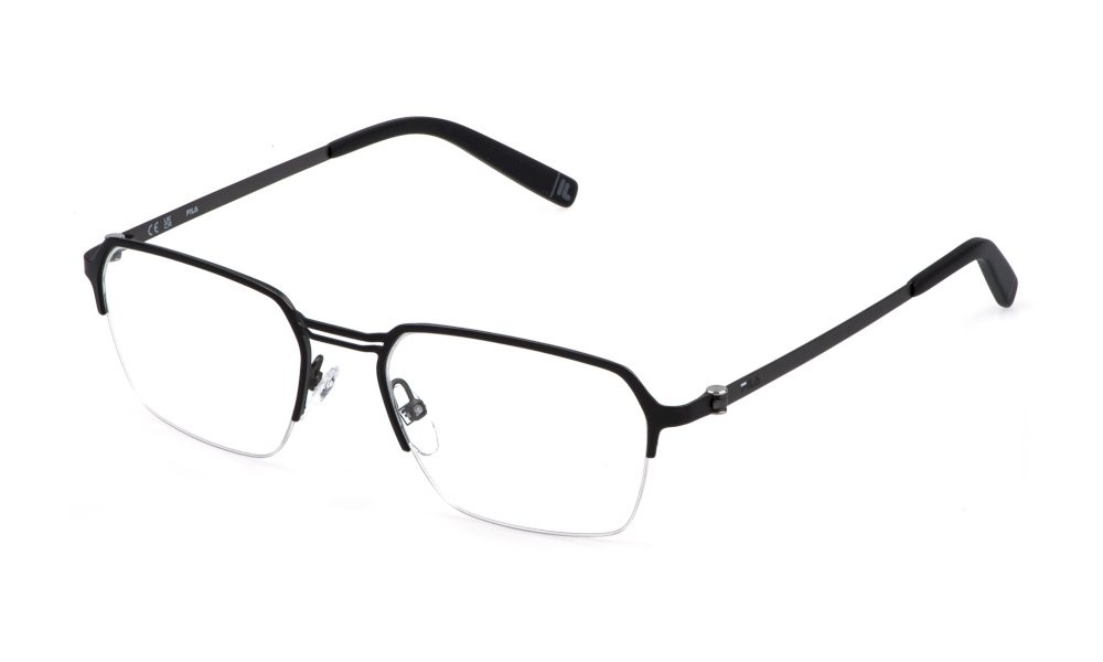 Occhiali da vista Fila VFIA99 (08H5) colore bachelite opaco c/parti nero opaco 