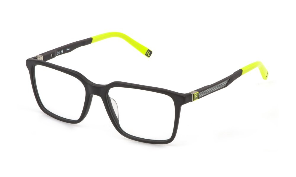 Eyeglasses Fila VFID09 (GFSM) color grigio pieno opaco 