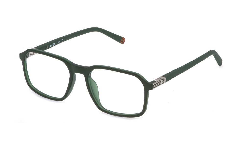 Occhiali da vista Fila VFID15 (0G94) colore verde scuro opaco 