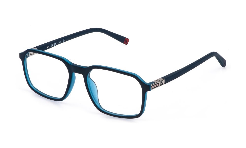 Occhiali da vista Fila VFID15 (0U43) colore blu opaco 
