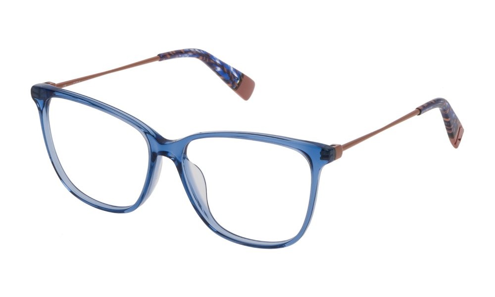 Brillen Furla VFU200 (0U11) farbe blu trasparente 