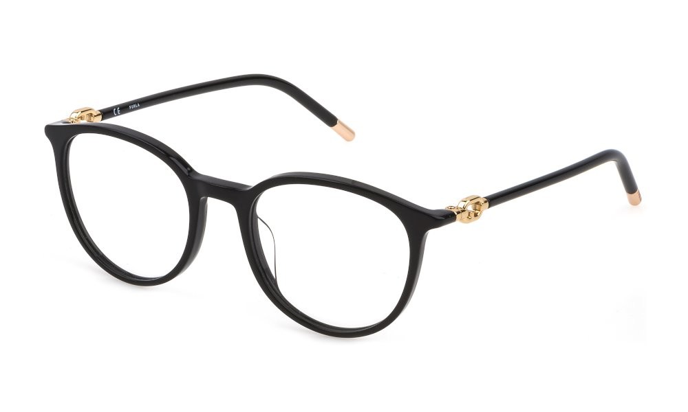 Brillen Furla VFU548 (0700) farbe nero lucido 