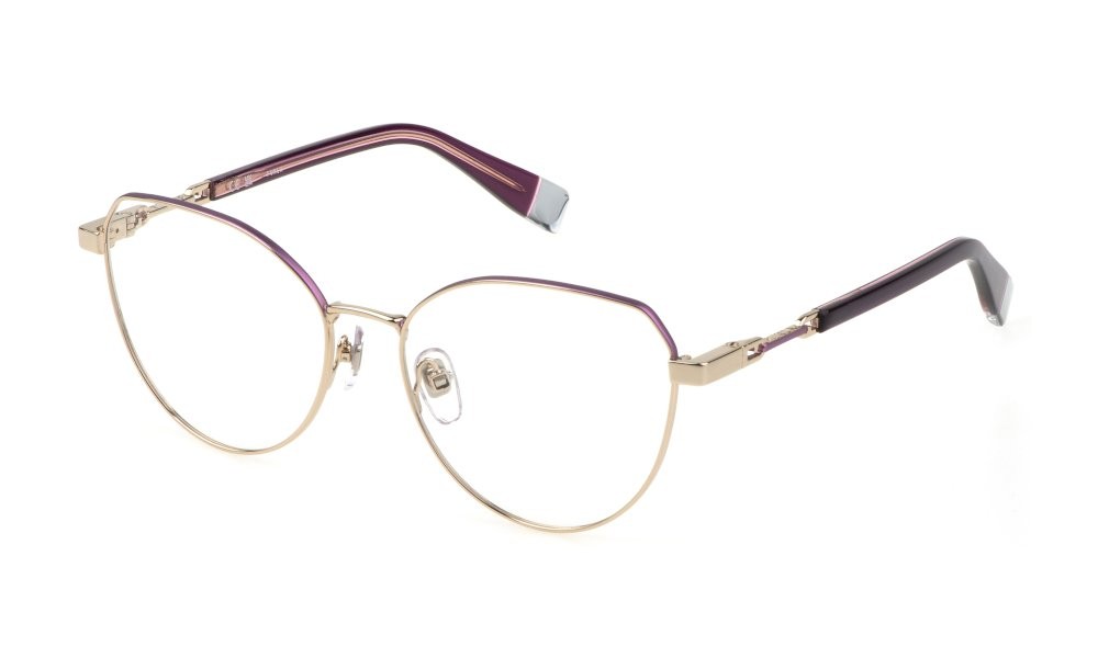 Brillen Furla VFU678 (0SNA) farbe oro chiaro c/parti colorate 