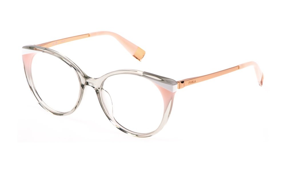 Brillen Furla VFU722V (09RM) farbe rosa - trasparente 