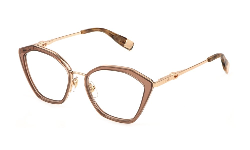 Occhiali da vista Furla VFU831 (08FC) colore oro ramato lucido 