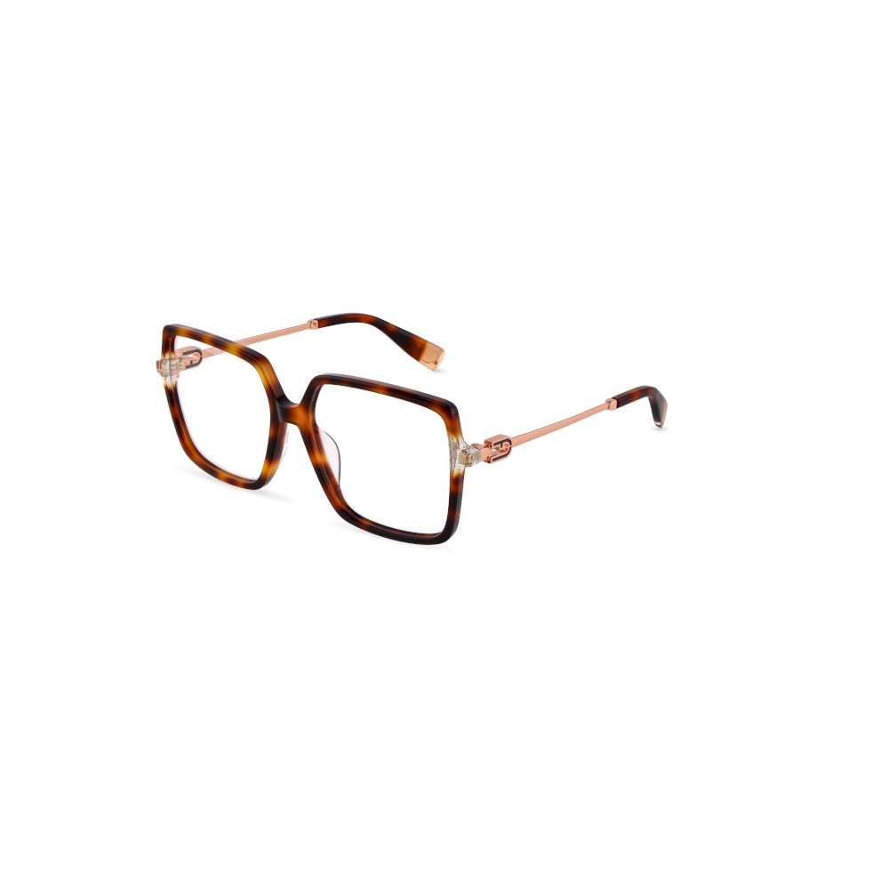 Eyeglasses Furla VFU872V (0752) color avana scura lucida 