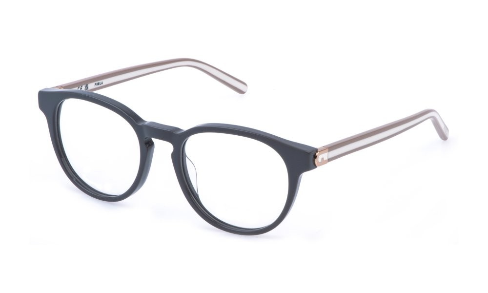 Occhiali da vista Furla VFU993 (0GFS) colore grigio pieno 