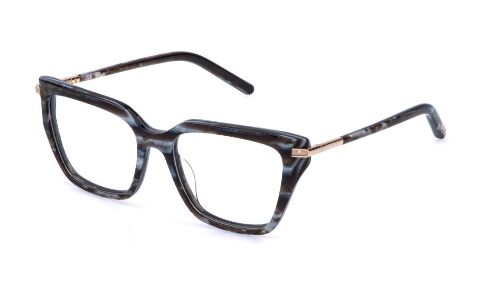Eyeglasses Furla VFU999 (0U25) color avana marron perlato 