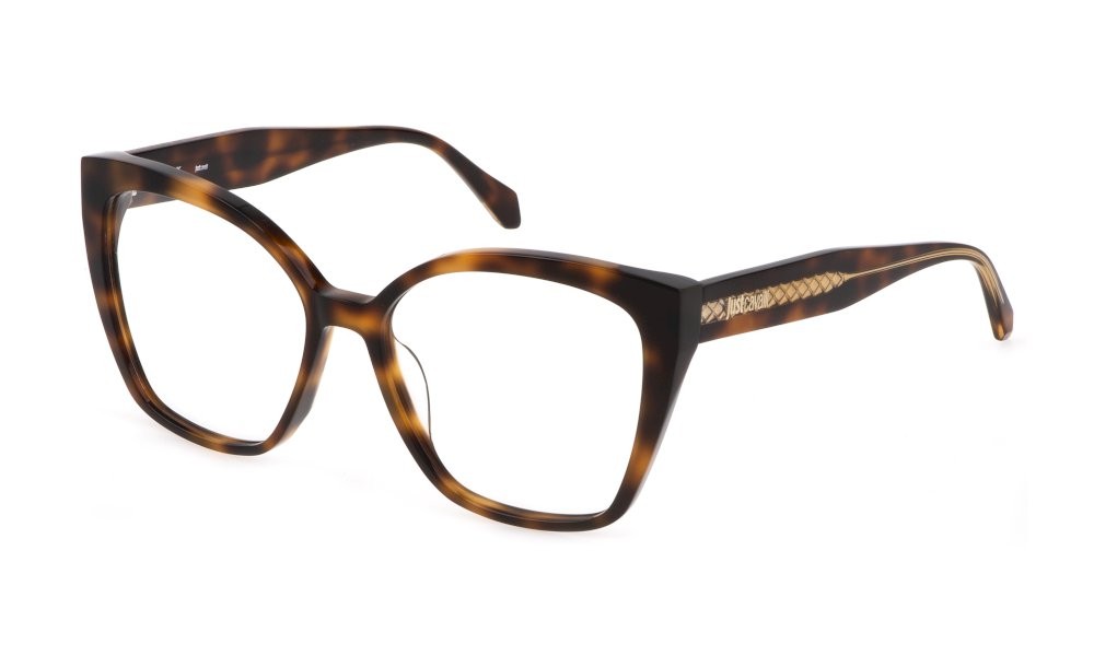 Eyeglasses Just Cavalli VJC005 (09AJ) color avana marrone 