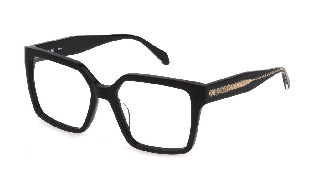 Eyeglasses Just Cavalli VJC006 (0700) color nero lucido 