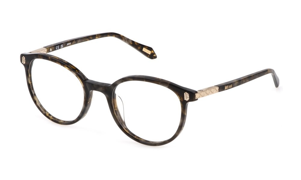 Brillen Just Cavalli VJC011 (092I) farbe avana verde lucido 