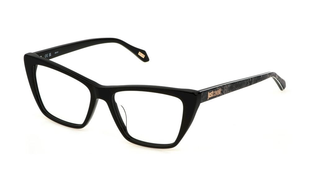 Eyeglasses Just Cavalli VJC045 (0700) color nero lucido 