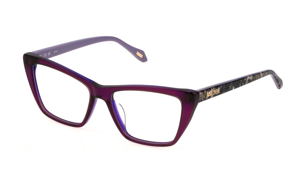 Occhiali da vista Just Cavalli VJC045 (09FE) colore marrone - viola 