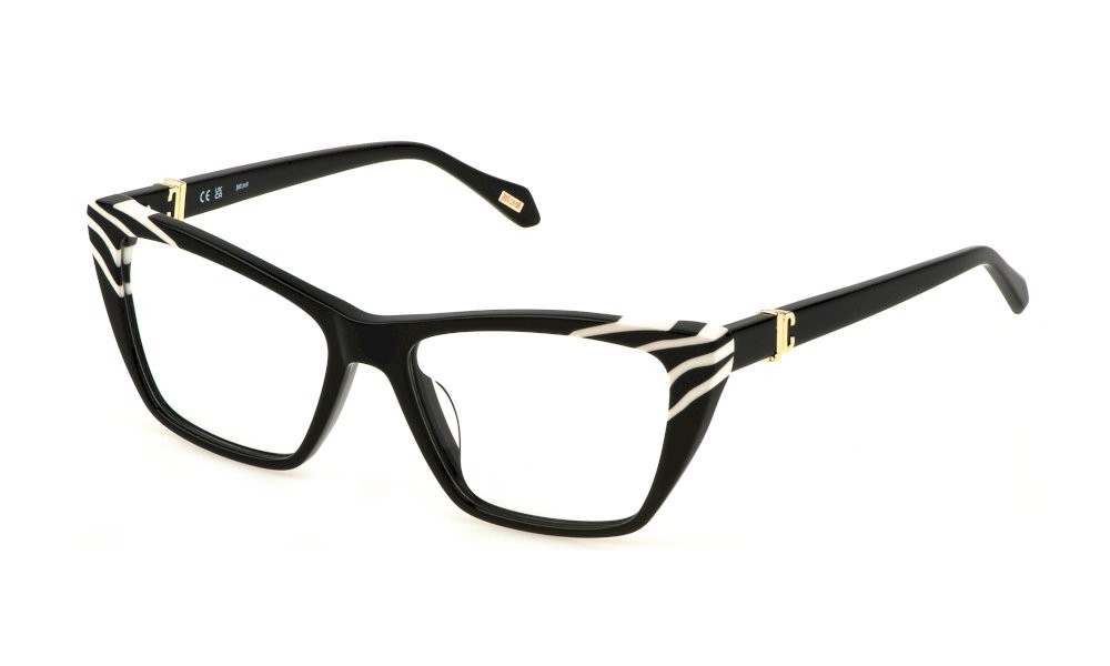 Eyeglasses Just Cavalli VJC045V (0981) color nero - bianco 