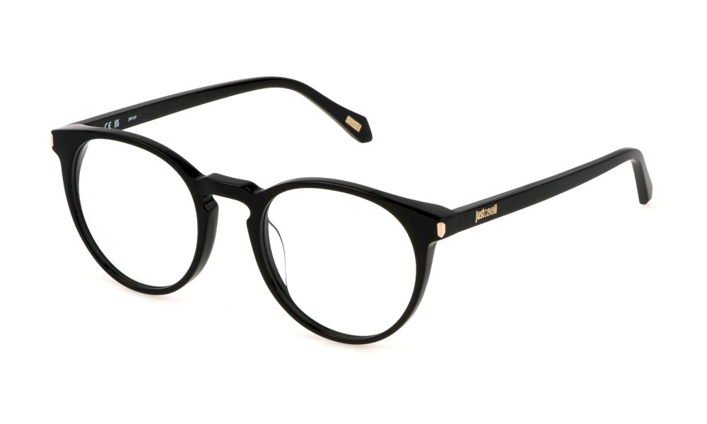 Eyeglasses Just Cavalli VJC049 (0700) color nero lucido 