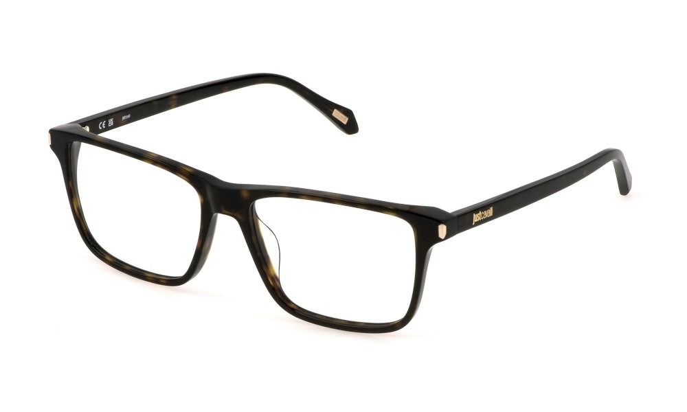 Eyeglasses Just Cavalli VJC050 (0722) color avana scura lucida 