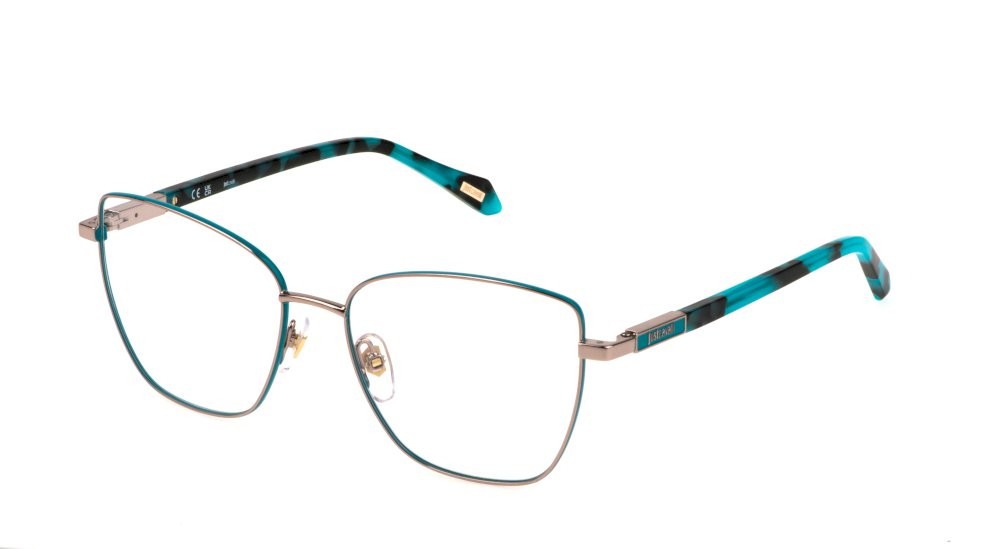 Eyeglasses Just Cavalli VJC055 (0E59) color oro rosso lucido c/parti colorate 
