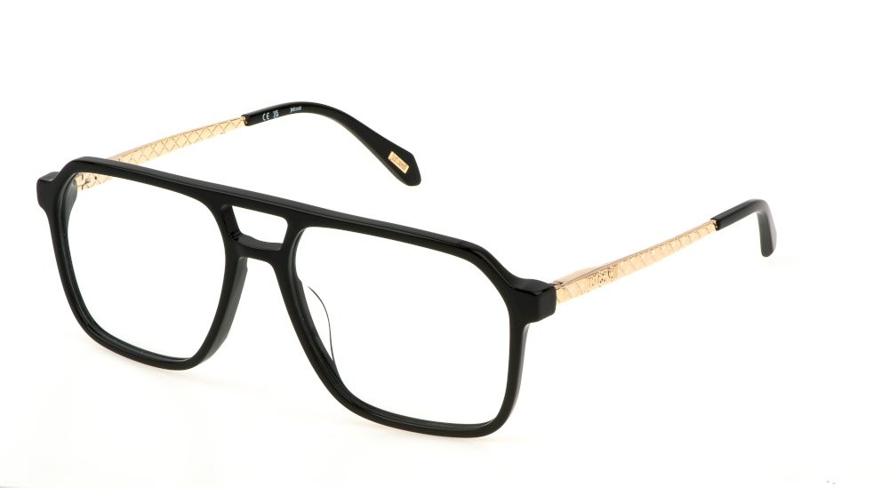 Eyeglasses Just Cavalli VJC057 (0700) color nero lucido 