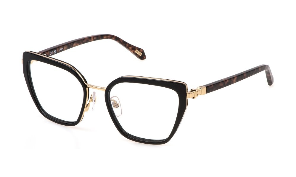 Eyeglasses Just Cavalli VJC071 (0700) color nero lucido 