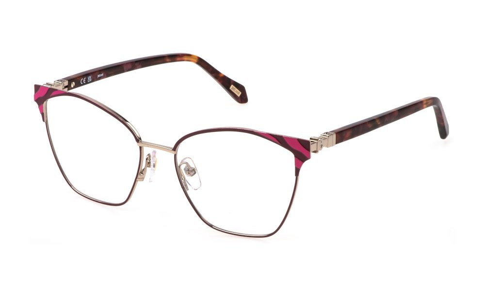 Eyeglasses Just Cavalli VJC072 (0492) color oro chiaro c/parti col.luc. 