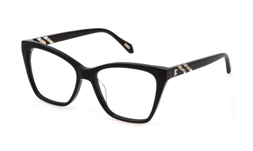 Eyeglasses Just Cavalli VJC077V (0700) color nero lucido 