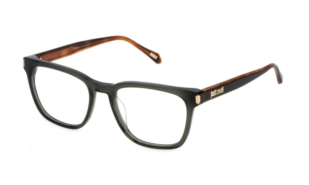 Eyeglasses Just Cavalli VJC080V (06S8) color grigio trasparente 