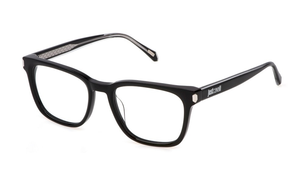 Eyeglasses Just Cavalli VJC080V (0700) color nero lucido 