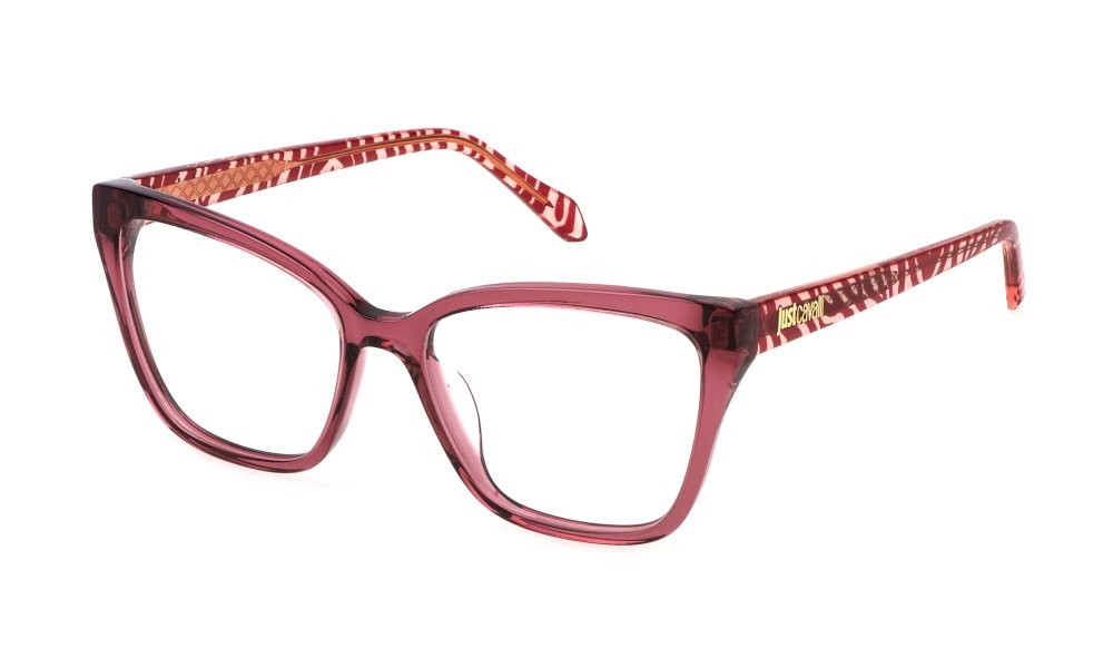Eyeglasses Just Cavalli VJC081 (01CK) color bordeaux 