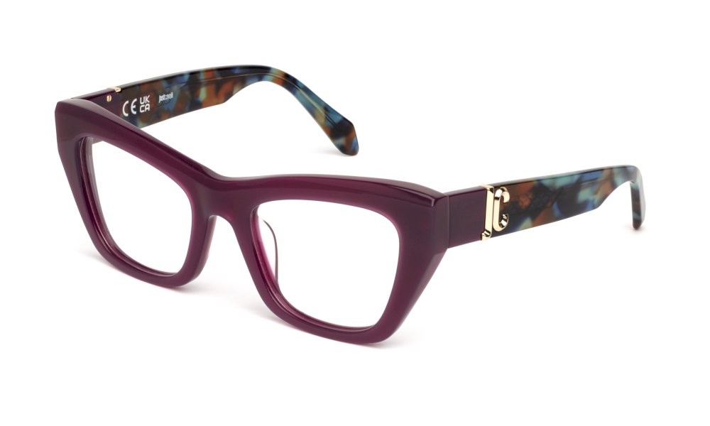 Eyeglasses Just Cavalli VJC116 (06PJ) color viola opalino lucido 