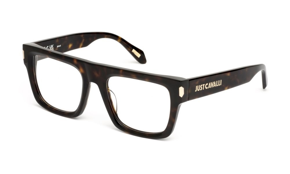 Eyeglasses Just Cavalli VJC120 (0722) color avana scura lucida 