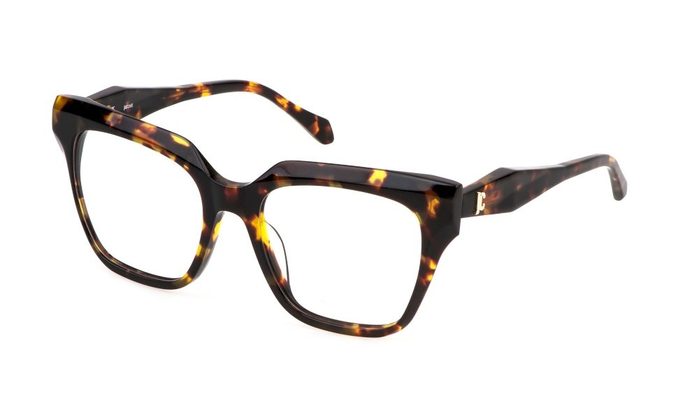 Eyeglasses Just Cavalli VJC121 (09XK) color avana scura lucida 