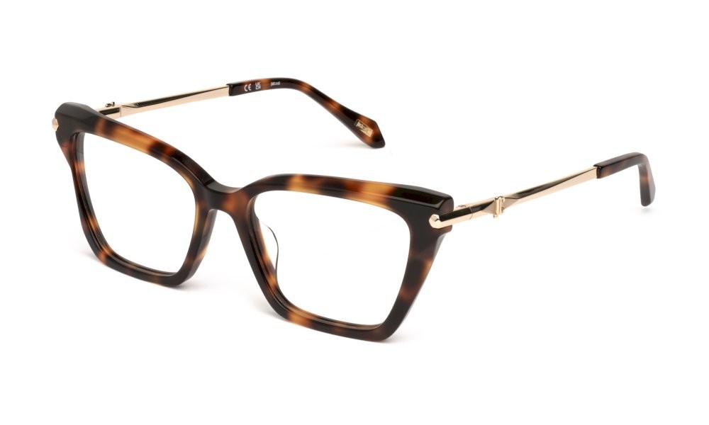 Eyeglasses Just Cavalli VJC123 (09AJ) color avana marrone 