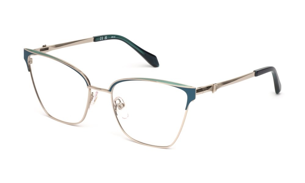 Eyeglasses Just Cavalli VJC124 (0492) color oro chiaro c/parti col.luc. 