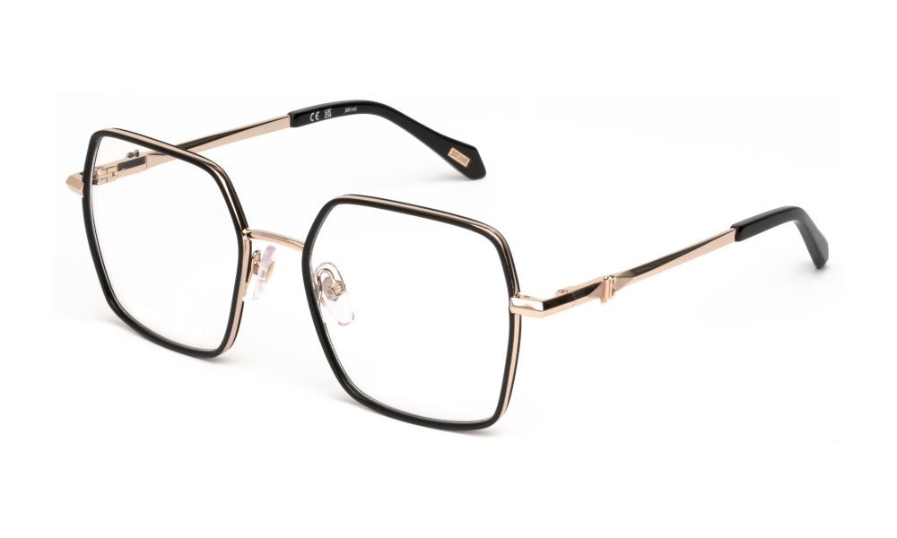 Eyeglasses Just Cavalli VJC125V (0300) color oro rose' lucido 