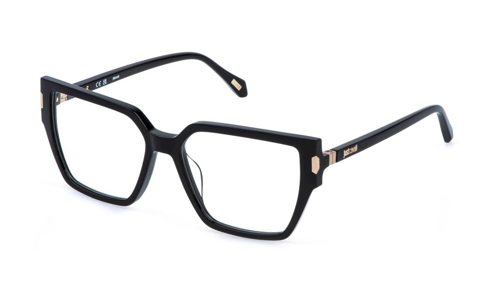 Eyeglasses Just Cavalli VJC127 (0700) color nero lucido 