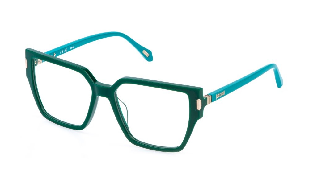 Eyeglasses Just Cavalli VJC127 (09LS) color verde lucido 