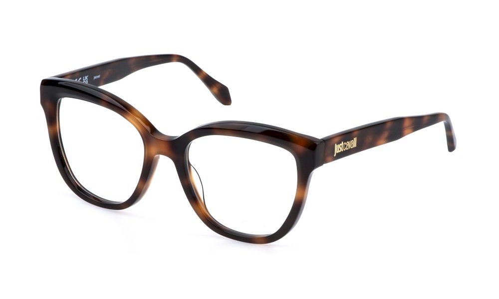 Eyeglasses Just Cavalli VJC128 (09AJ) color avana marrone 
