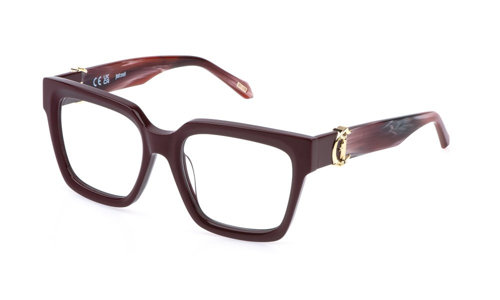 Eyeglasses Just Cavalli VJC129V (09FD) color prugna pieno lucido 