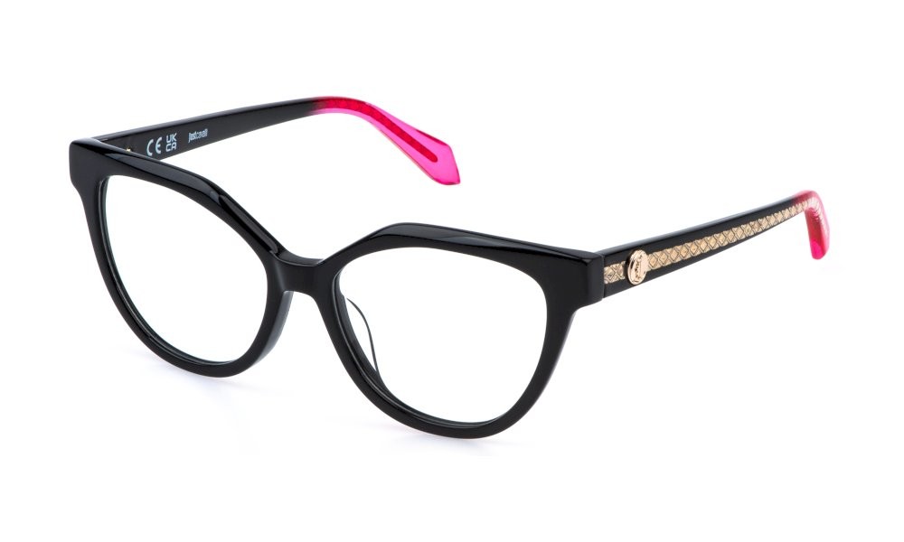 Eyeglasses Just Cavalli VJC130V (700Y) color nero lucido 