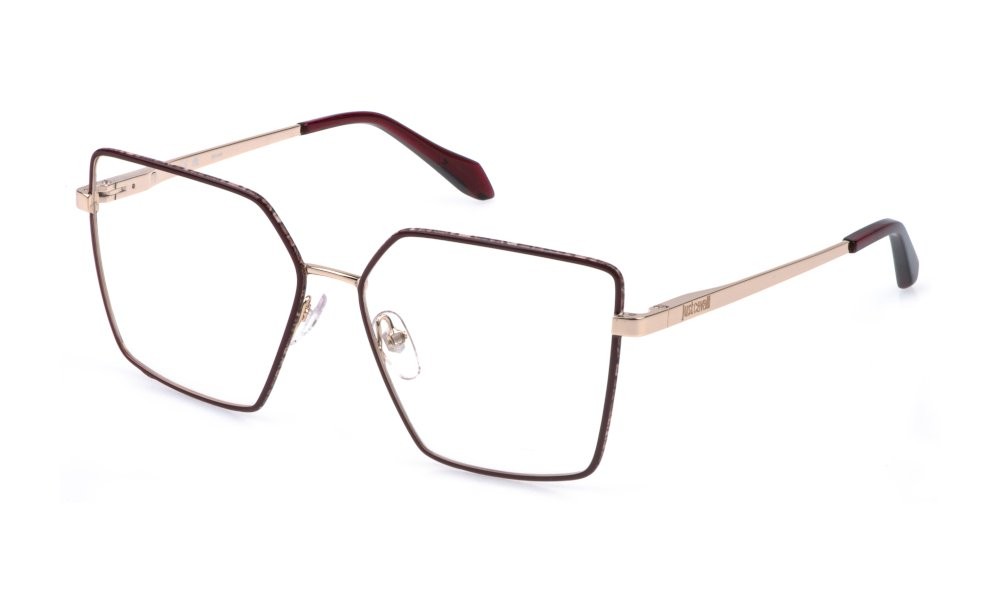 Eyeglasses Just Cavalli VJC132 (02AM) color oro ramato lucido c/parti colorate 