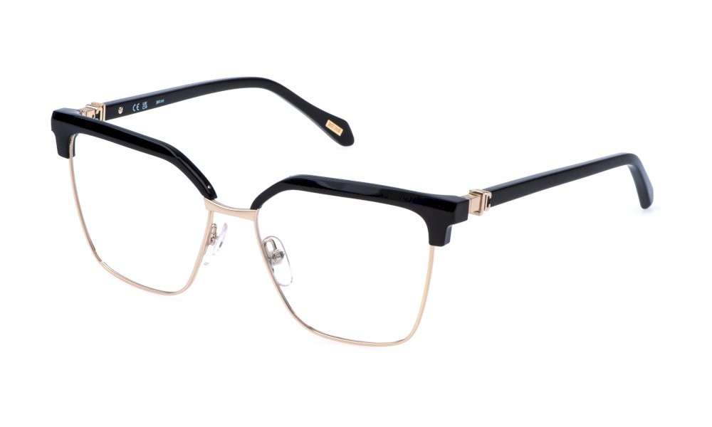 Eyeglasses Just Cavalli VJC135 (0300) color oro rose' lucido 