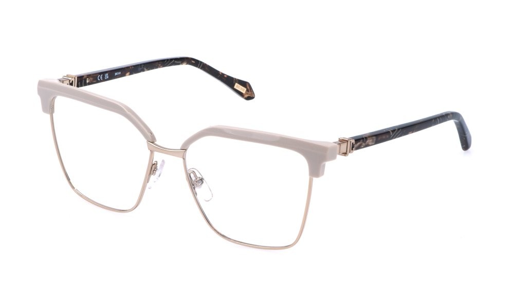Eyeglasses Just Cavalli VJC135 (08FC) color oro ramato lucido 