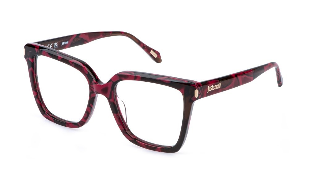 Eyeglasses Just Cavalli VJC139 (0AHL) color avana+fuxia lucido 