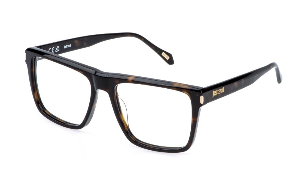 Eyeglasses Just Cavalli VJC140 (0722) color avana scura lucida 