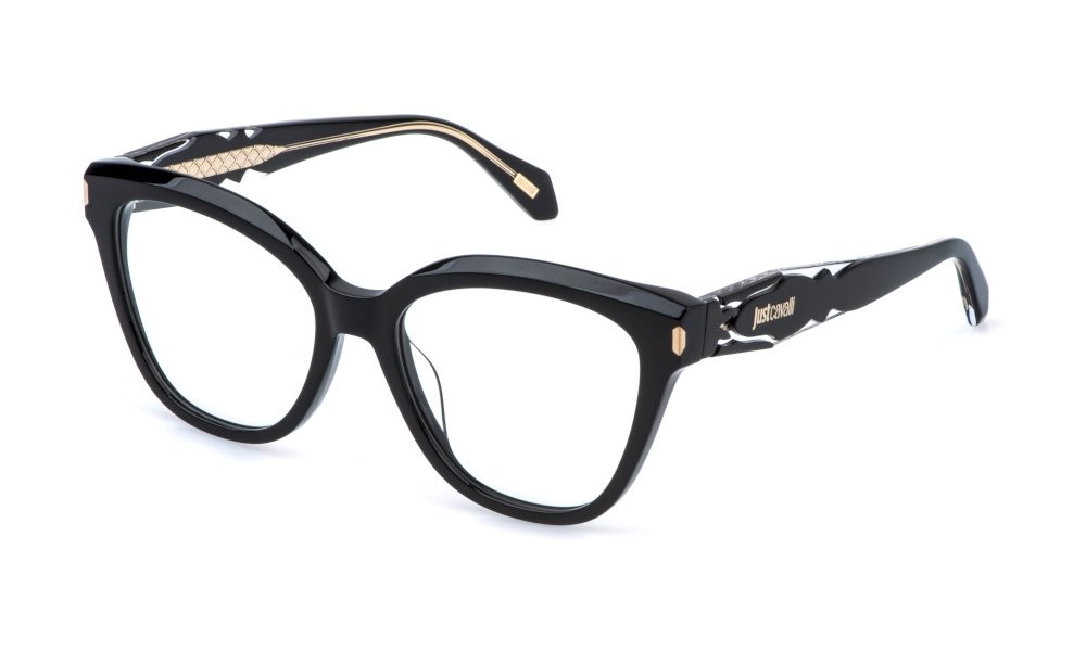 Eyeglasses Just Cavalli VJC157 (0700) color nero lucido 
