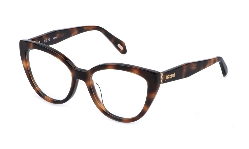 Eyeglasses Just Cavalli VJC158 (09AJ) color avana marrone 