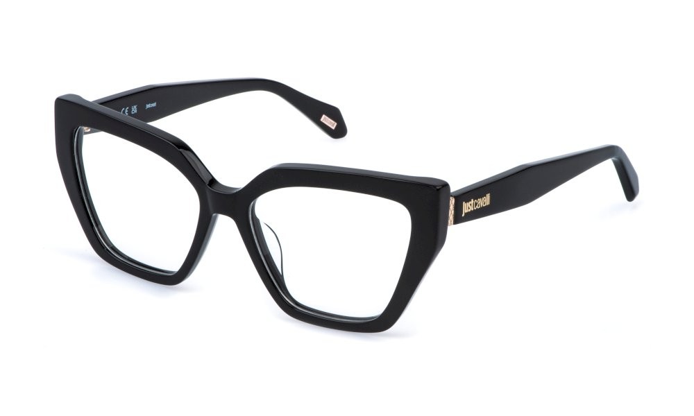 Eyeglasses Just Cavalli VJC159 (0700) color nero lucido 