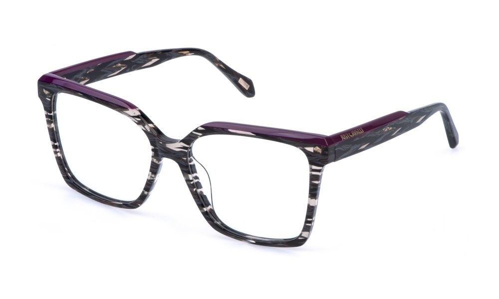 Eyeglasses Just Cavalli VJC160 (0727) color fantasia nero 
